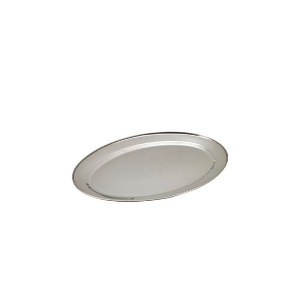 GenWare Stainless Steel Oval Flat 46cm/ 18"