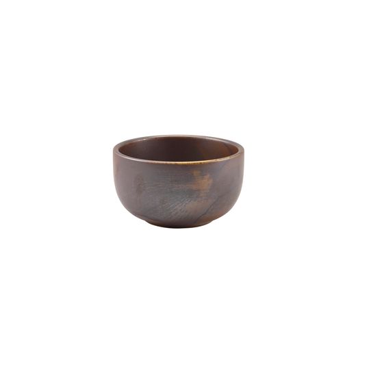 Terra Porcelain Rustic Copper Round Bowl 12.5cm