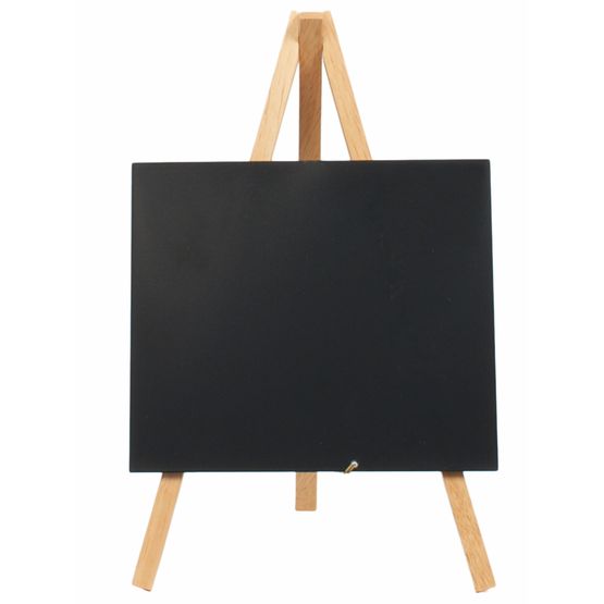 Mini Chalkboard Easel 24 X 11.5cm Wood Pk3