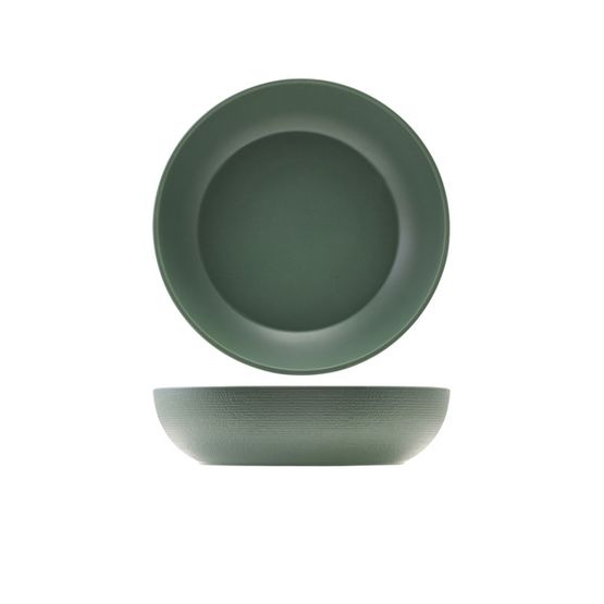 GenWare Melamine Green Jute Buffet Bowl 28 x 7.5cm