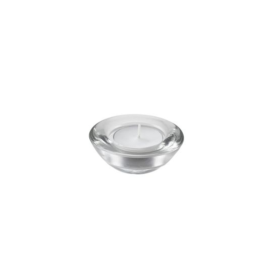 Genware Glass Round Tealight Holder 75mm Dia