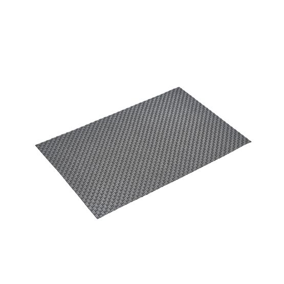 Placemat Silver 45 x 30cm PVC
