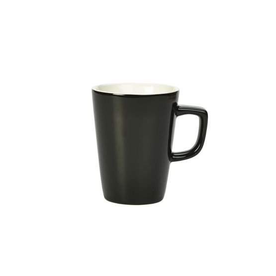 Genware Porcelain Black Latte Mug 34cl/ 12oz