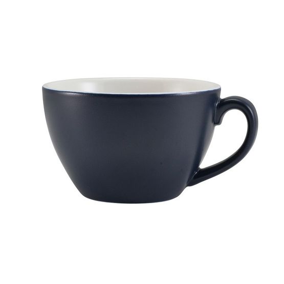 GenWare Porcelain Matt Blue Bowl Shaped Cup 34cl/ 12oz
