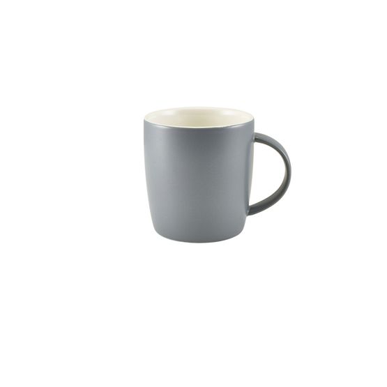 GenWare Porcelain Matt Grey Cosy Mug 35cl/ 12.3oz