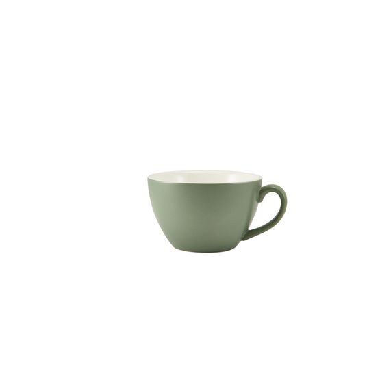 GenWare Porcelain Matt Sage Bowl Shaped Cup 34cl/ 12oz