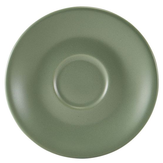 GenWare Porcelain Matt Sage Saucer 12cm/ 4.75"