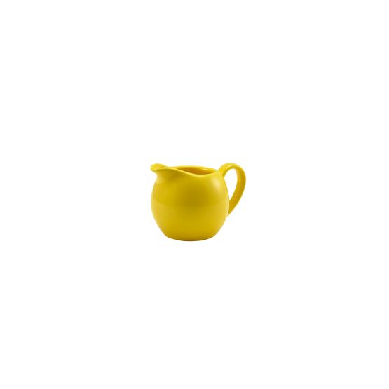 Genware Porcelain Yellow Jug 14cl/ 5oz