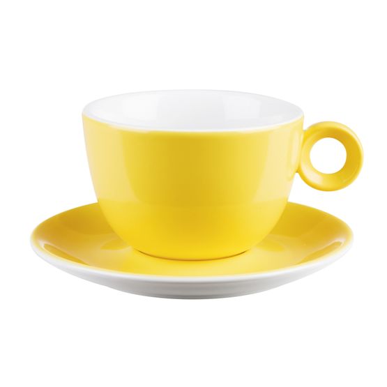 Costa Verde Yellow Bowl Shaped Cup 12oz