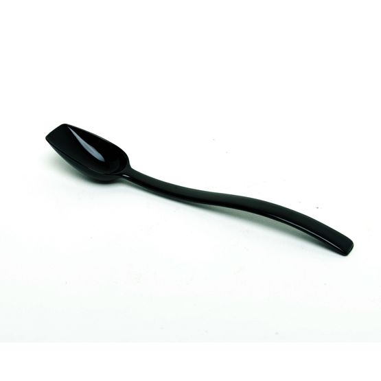 Salad Spoon Solid 1/2oz Black 8" Long