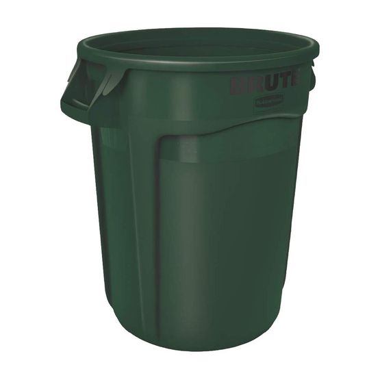 Rubbermaid BRUTE Container Dark Green 75.7Ltr