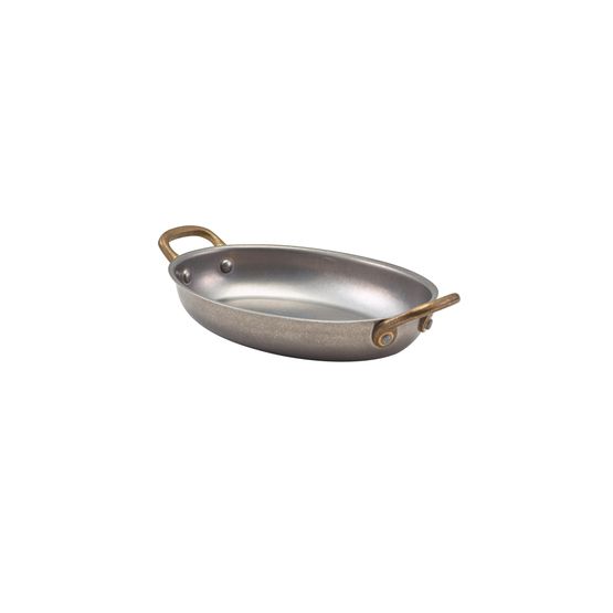GenWare Vintage Steel Oval Dish 18.5 x 13.5cm