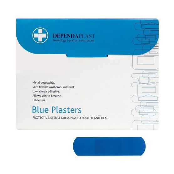 Beaumont Dependaplast Blue Plasters 75x 25mm
