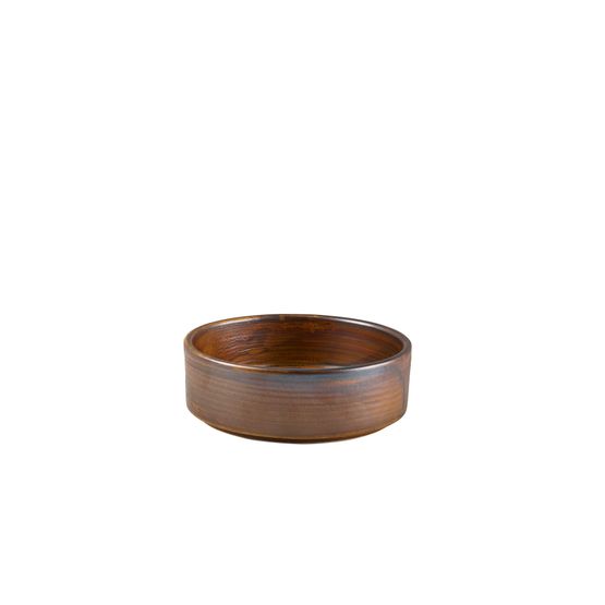 Terra Porcelain Rustic Copper Presentation Bowl 13cm