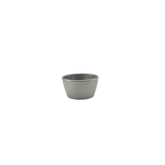 GenWare Melamine Matt Grey Ripple Ramekin 56ml/ 2oz