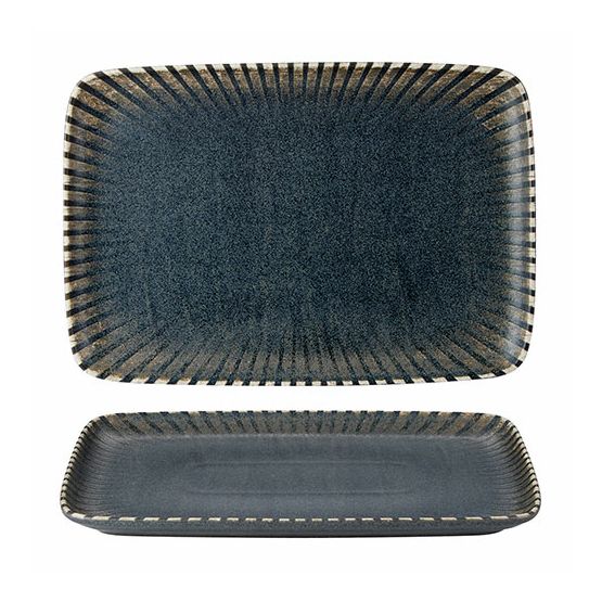 Academy Fusion 57151637 Flint Rectangular Platter 33 x 23cm
