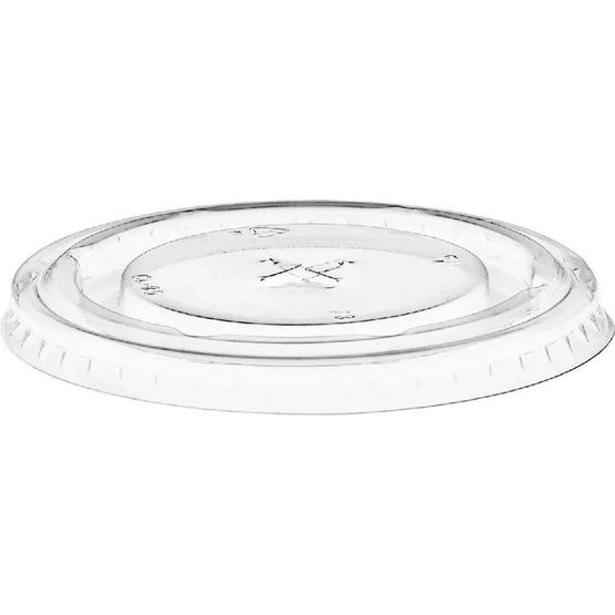 Dispo 95mm Straw Slot Rpet Lids 95mm