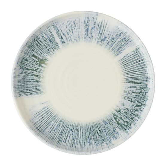 Churchill Lyra Blue Walled Plates 210mm