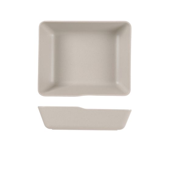 Sand Brown Copenhagen Melamine GN 1/2 Deep Dish 32.5 x 26.5 x 8cm