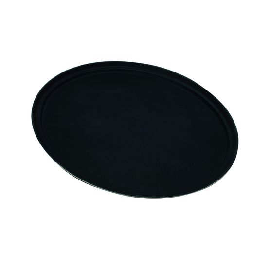 Gengrip 27" Oval Non-Slip Tray Black