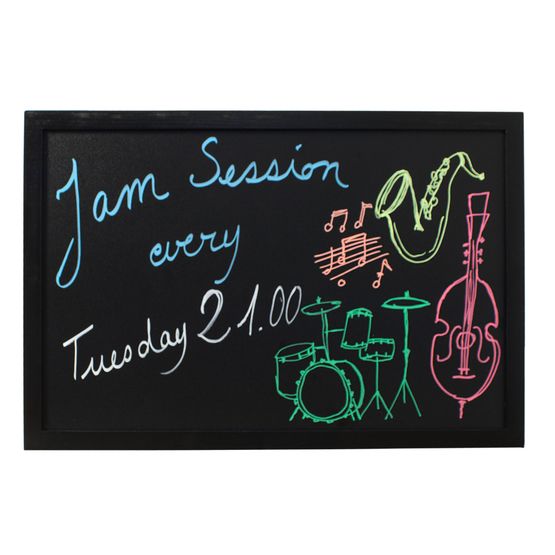 Wall Chalk Board 60 x 80cm Black