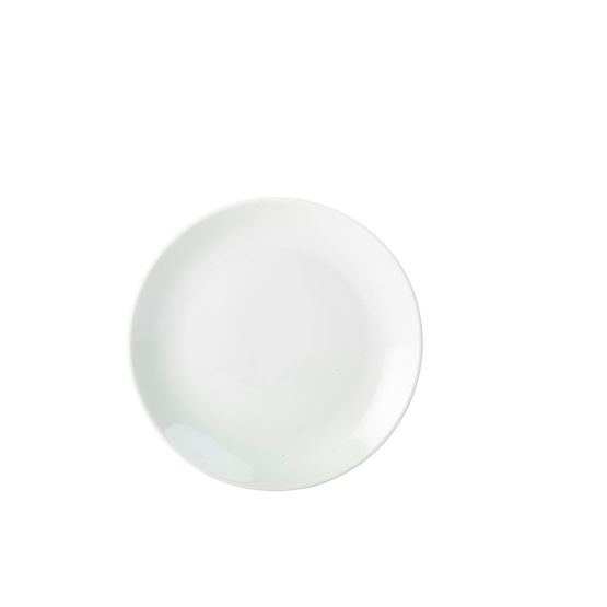 Genware Porcelain Coupe Plate 18cm/ 7"