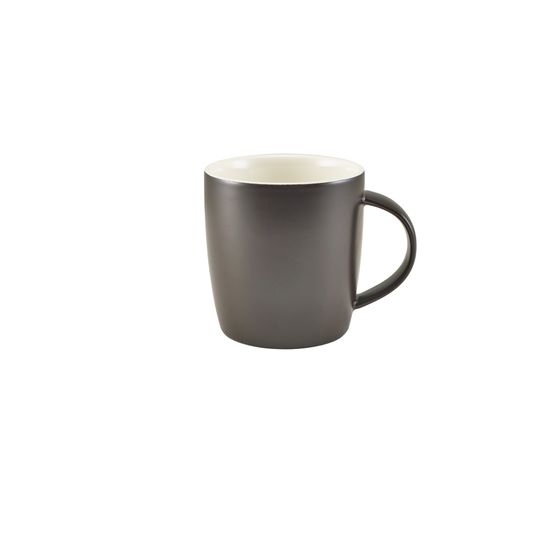 GenWare Porcelain Matt Black Cosy Mug 35cl/ 12.3oz