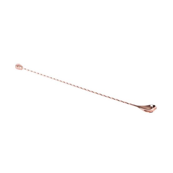DPS Barware 40.5cm Copper Plated Bar Spoon With Skull End