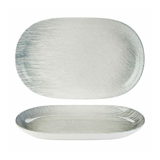 Academy Fusion 24143033 Linear Oval Platter 33 x 21cm