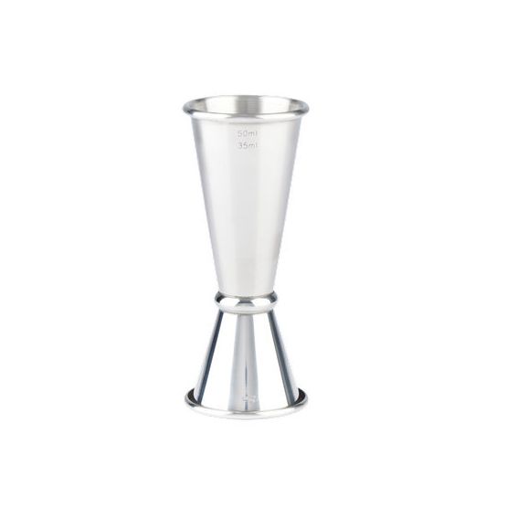 DPS Barware Stainless Steel 25ml 50ml Banded Jigger