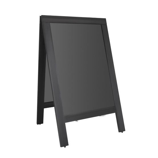 Olympia Pavement Board Black Wooden Frame 700x1200mm