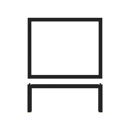 Black Luxor Metal GN 1/2 Riser 32.5 x 26.5 x 12cm