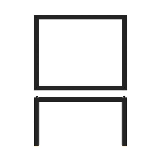 Black Luxor Metal GN 1/2 Riser 32.5 x 26.5 x 17cm