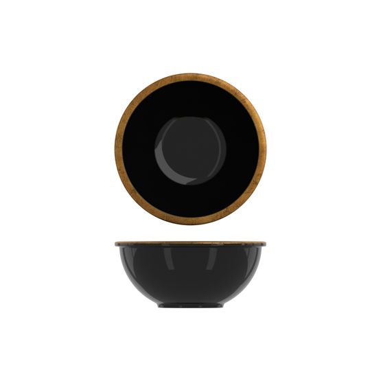 Copper/ Black Utah Melamine Bowl 20 x 8.5cm