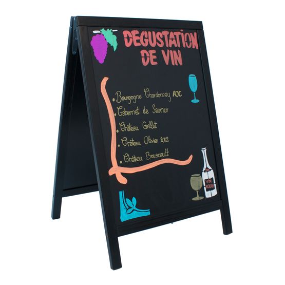 Duplo A-Board 55X85cm Black