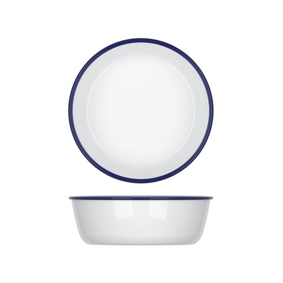 Enamel Melamine Athens Bowl 22.5 x 7.5cm