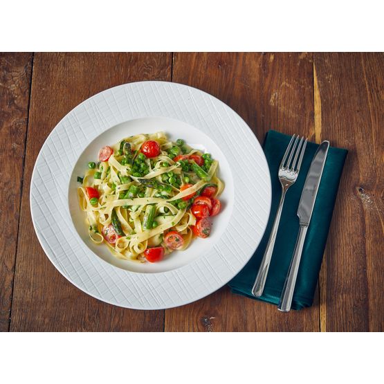 Incise Porcelain Lavara Winged Pasta Bowl 28.5cm