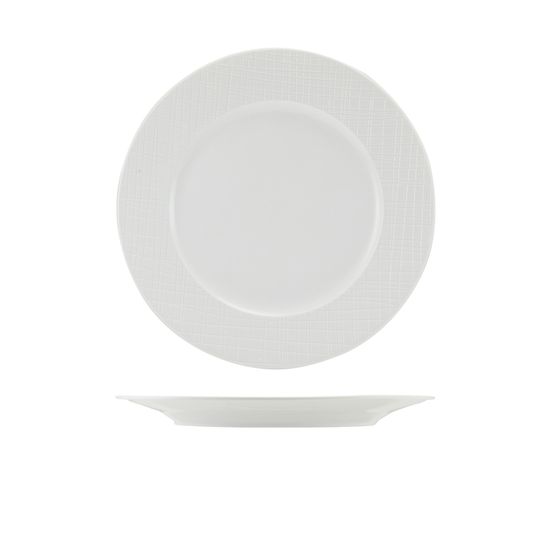 Incise Porcelain Lavara Winged Plate 25.5cm
