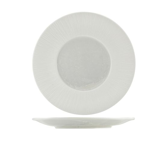 Incise Porcelain Lucine Winged Plate 28.5cm