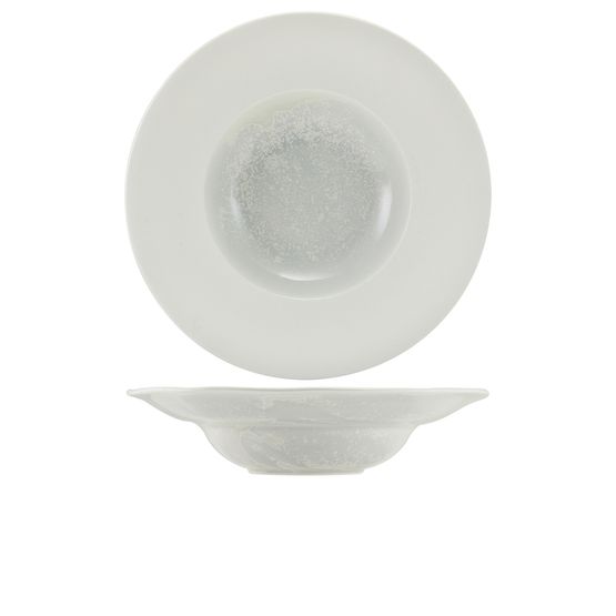 Incise Porcelain Lustre Pasta Dish 28cm
