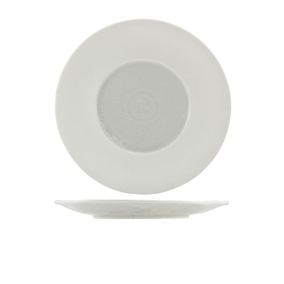Incise Porcelain Lustre Winged Plate 28.5cm