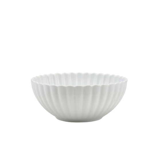 Incise Porcelain Scalloped Side Bowl 13cm