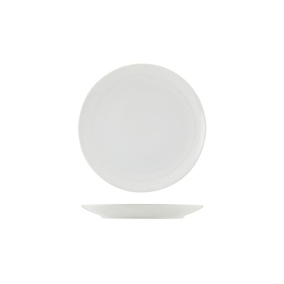 Incise Porcelain Solara Coupe Plate 20cm
