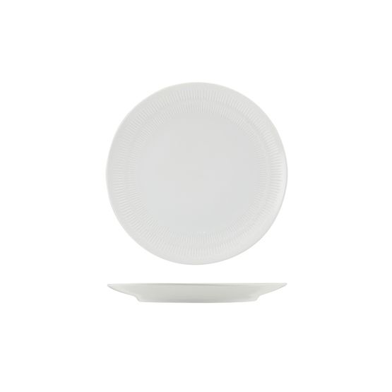 Incise Porcelain Solara Coupe Plate 23cm