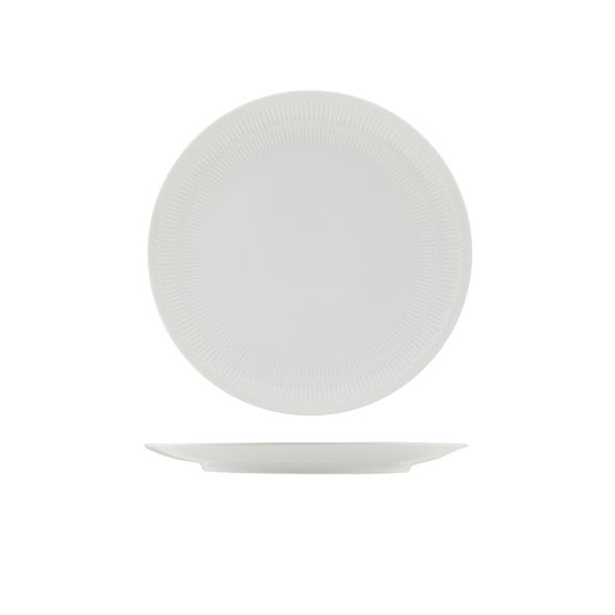 Incise Porcelain Solara Coupe Plate 25.5cm