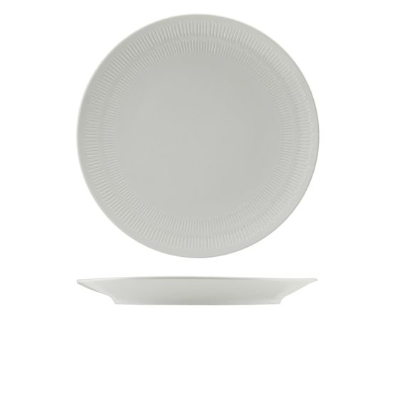 Incise Porcelain Solara Coupe Plate 28cm