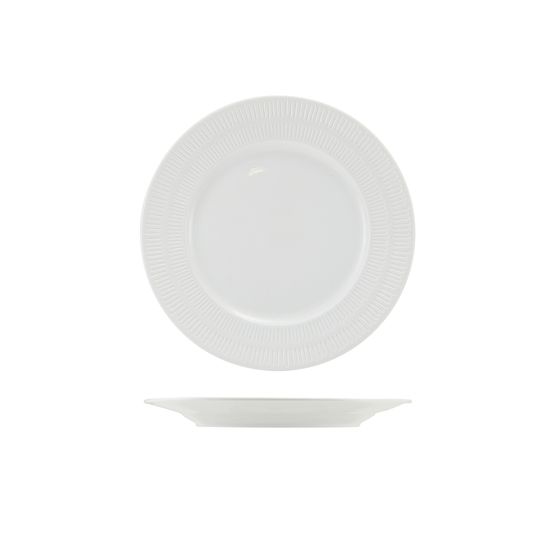 Incise Porcelain Solara Winged Plate 20cm