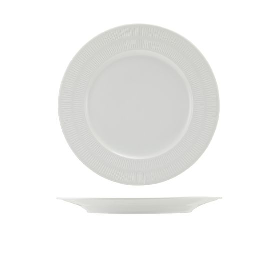 Incise Porcelain Solara Winged Plate 25.5cm