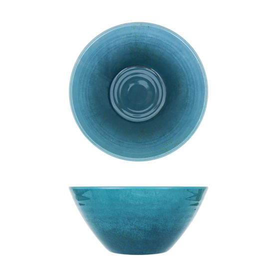 Light Blue Glazed Melamine Casablanca Bowl 20.5 x 9.5cm