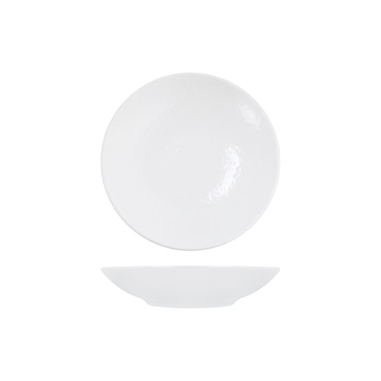 White Osaka Melamine Coupe Bowl 18.5 x 4cm